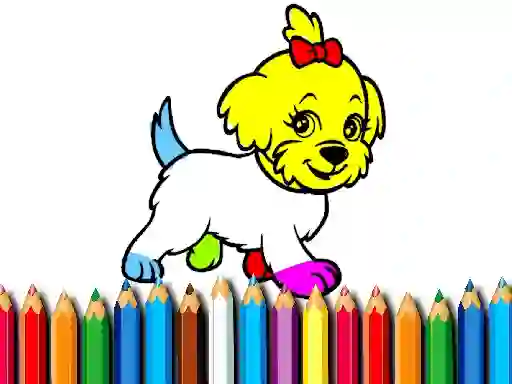 Back To School: Doggy Coloring Book – kostenloses Online-Spiel