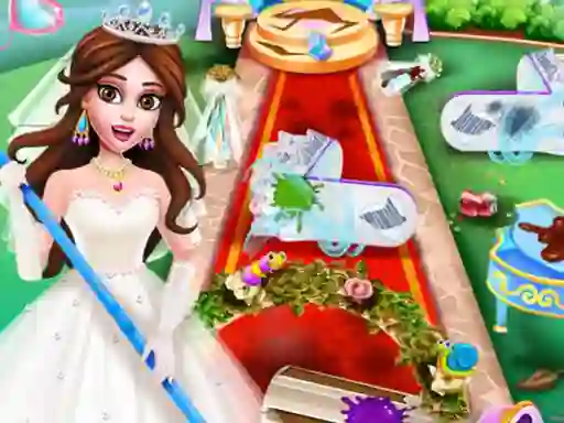 Princess Wedding Cleaning – kostenloses Online-Spiel