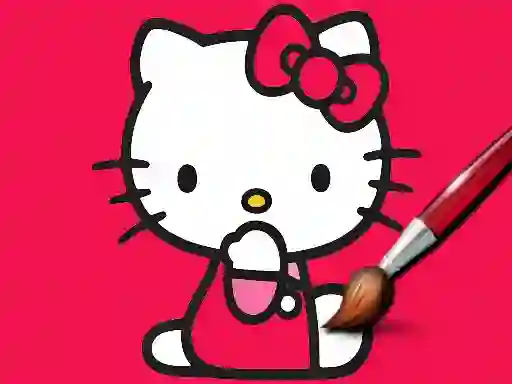 Easy Coloring Kitty – kostenloses Online-Spiel