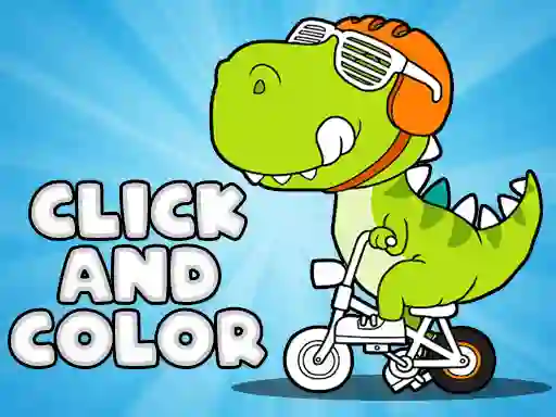 Click And Color Dinosaurs – kostenloses Online-Spiel