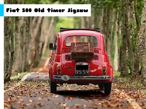 Fiat 500 Old Timer Jigsaw – kostenloses Online-Spiel