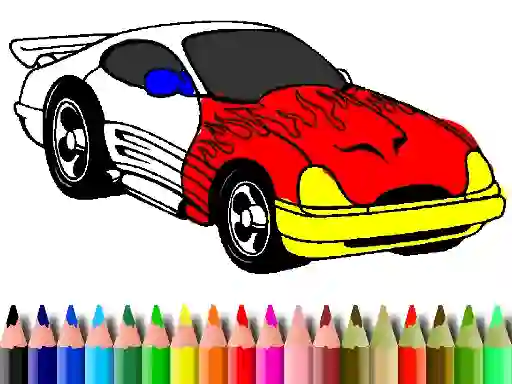 Back To School: Muscle Car Coloring – kostenloses Online-Spiel