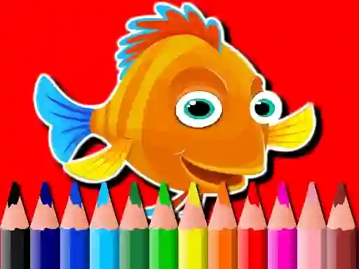 Back To School: Fish Coloring Book – kostenloses Online-Spiel
