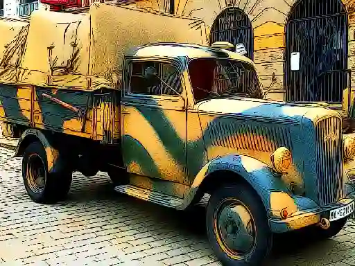 Army Trucks Jigsaw – kostenloses Online-Spiel