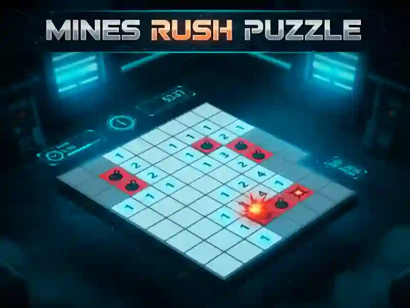 Mines Rush Puzzle – kostenloses Online-Spiel