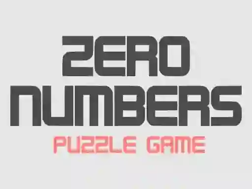 Zero Numbers Puzzle Game – kostenloses Online-Spiel