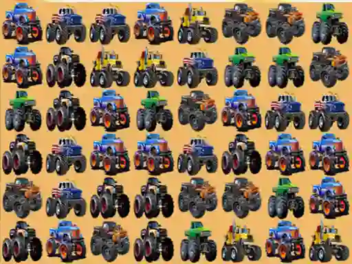 Monsters Trucks Match 3 – kostenloses Online-Spiel