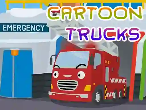 Cartoon Trucks Jigsaw – kostenloses Online-Spiel