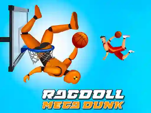 Ragdoll Mega Dunk – kostenloses Online-Spiel