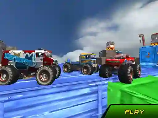 Monster Truck Stunts Sky Driving – kostenloses Online-Spiel