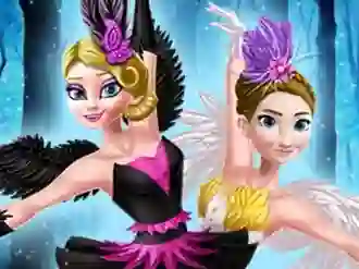 Ellie and Annie Black Swan and White Swan – kostenloses Online-Spiel
