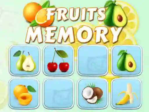 Fruits Memory – kostenloses Online-Spiel