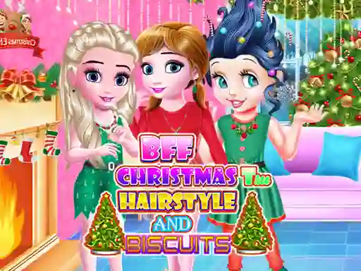BFF Christmas Tree Hairstyle and Biscuits – kostenloses Online-Spiel