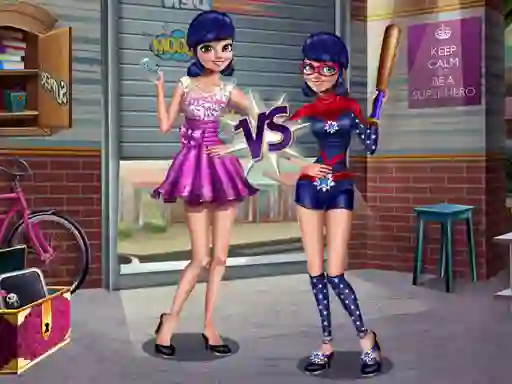 Princess vs Superhero – kostenloses Online-Spiel