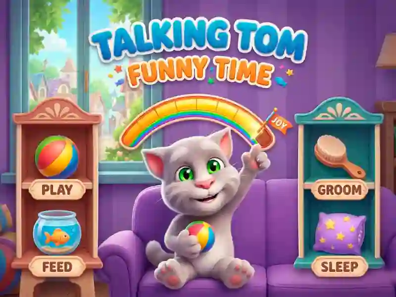 Talking Tom Funny Time – kostenloses Online-Spiel