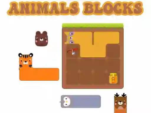 Animals Blocks – kostenloses Online-Spiel