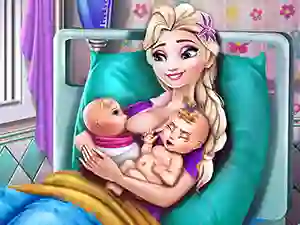 Ice Queen Twins Birth – kostenloses Online-Spiel