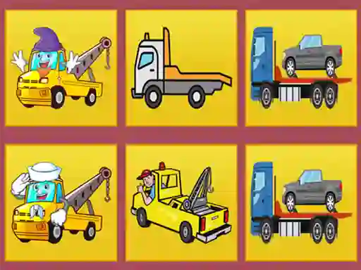 Tow Trucks Memory – kostenloses Online-Spiel