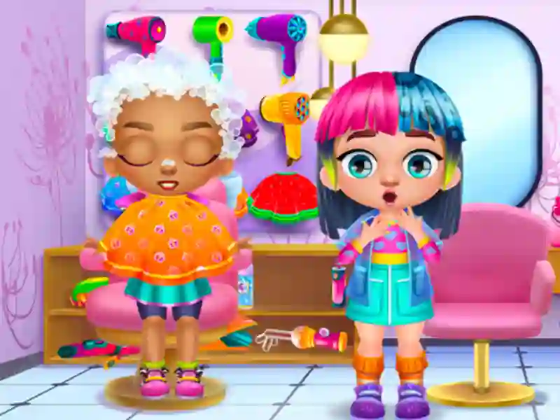 Beauty Salon Girl Hairstyles – kostenloses Online-Spiel