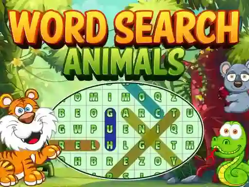 Word Search Animals – kostenloses Online-Spiel