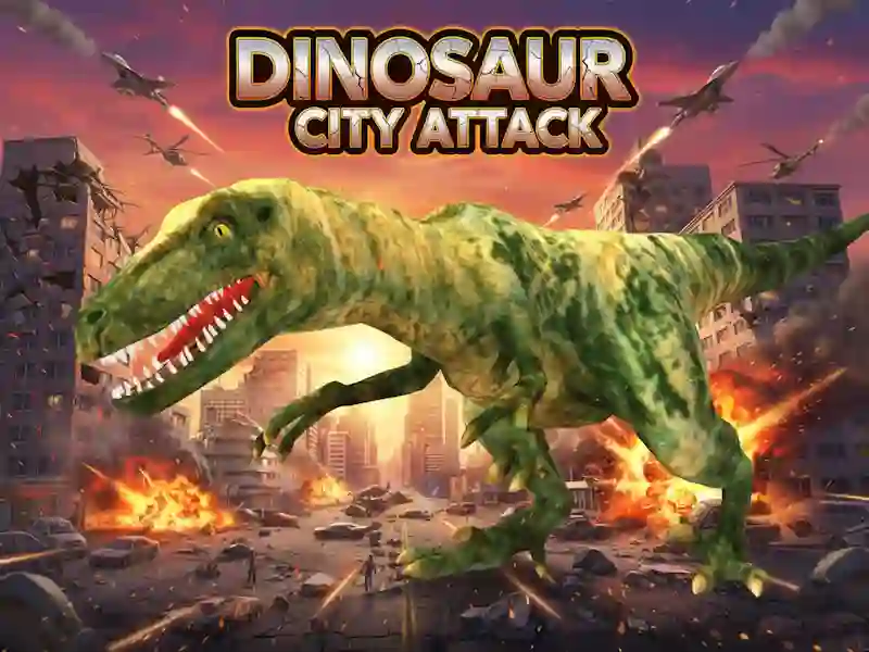 Dinosaur City Attack – kostenloses Online-Spiel