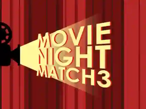 Movie Night Match 3 – kostenloses Online-Spiel