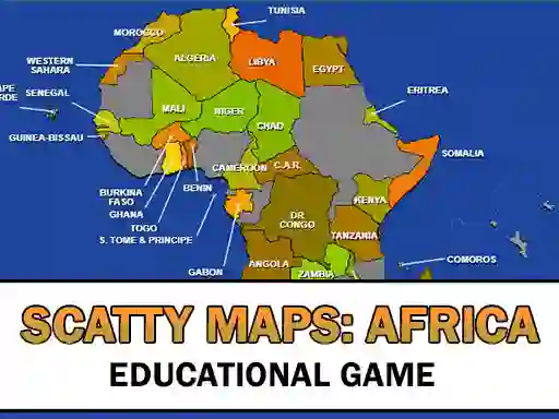 Scatty Maps Africa – kostenloses Online-Spiel