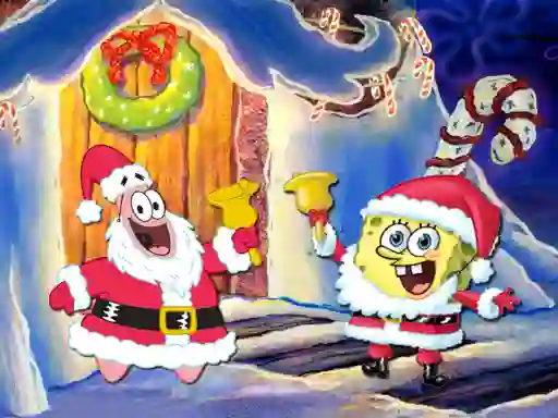 SpongeBob Christmas Jigsaw Puzzle – kostenloses Online-Spiel