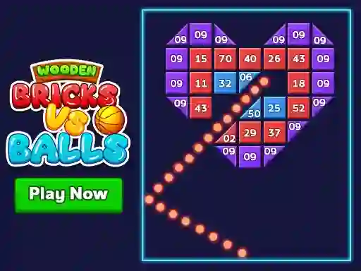 Wooden Bricks Vs Balls – kostenloses Online-Spiel