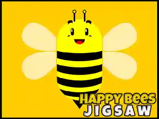 Happy Bees Jigsaw – kostenloses Online-Spiel