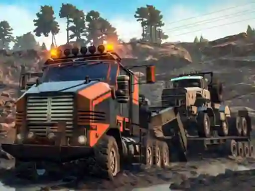 Trucks in Mud Jigsaw – kostenloses Online-Spiel