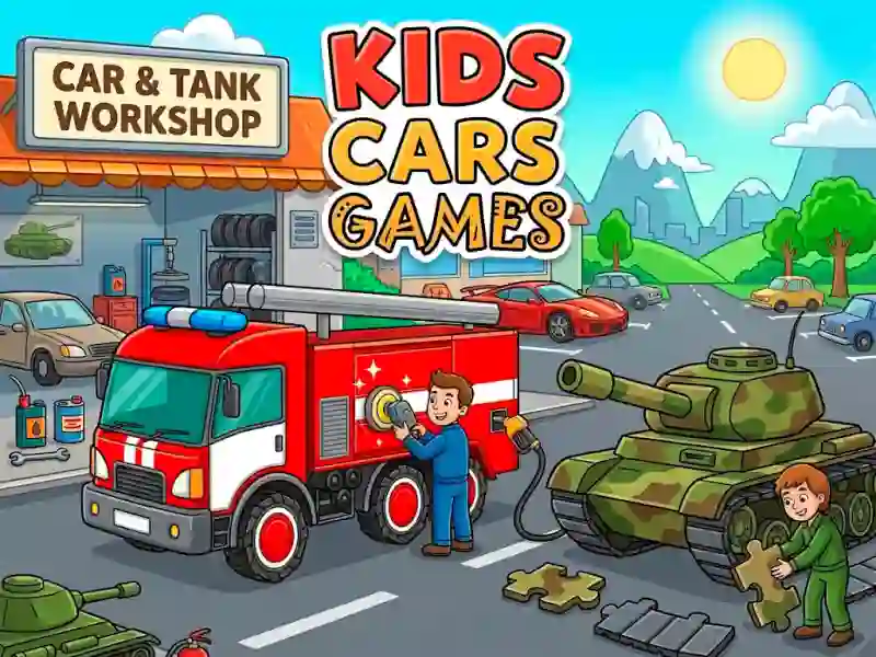Kids Cars Games – kostenloses Online-Spiel