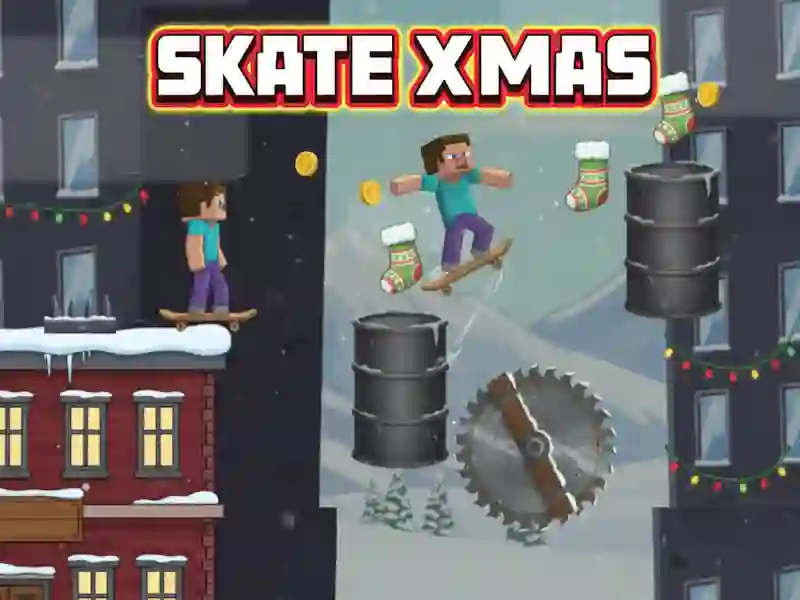 Skate Xmas – kostenloses Online-Spiel