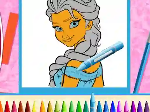 The Princess Sisters Coloring – kostenloses Online-Spiel