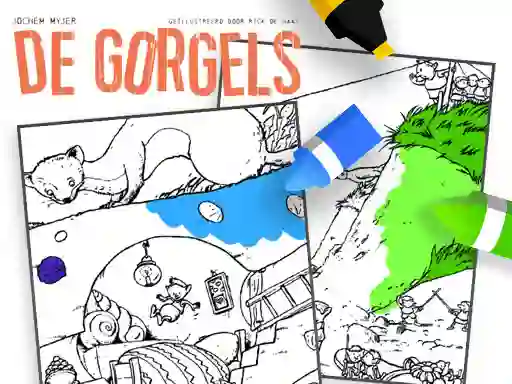 Coloring Gorgels – kostenloses Online-Spiel
