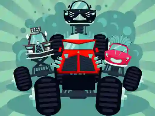 Crazy Monster Trucks Memory – kostenloses Online-Spiel
