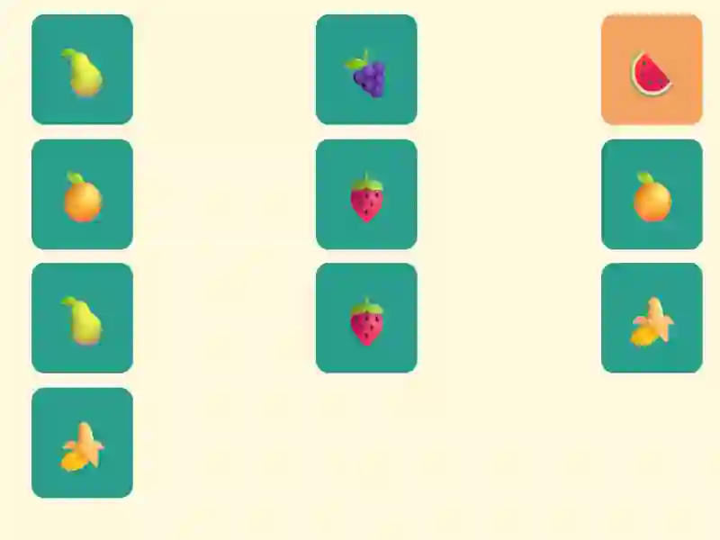 Simple Fruit Memory – kostenloses Online-Spiel