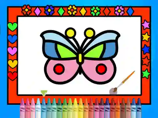 Color and Decorate Butterflies – kostenloses Online-Spiel