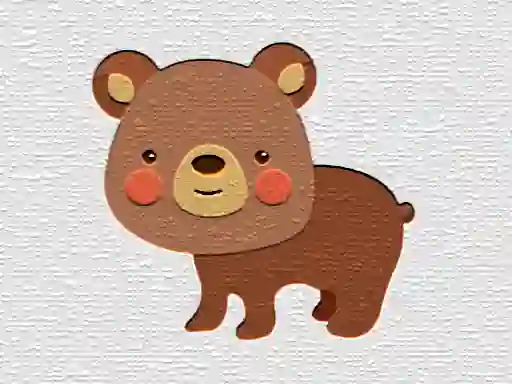 Cartoon Bear Puzzle – kostenloses Online-Spiel