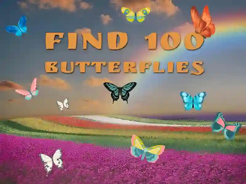 Find 100 butterflies – kostenloses Online-Spiel