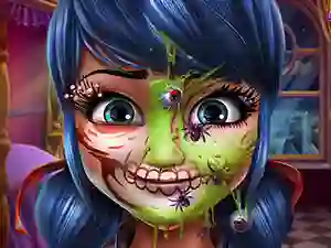 Dotted Girl Halloween Makeup – kostenloses Online-Spiel