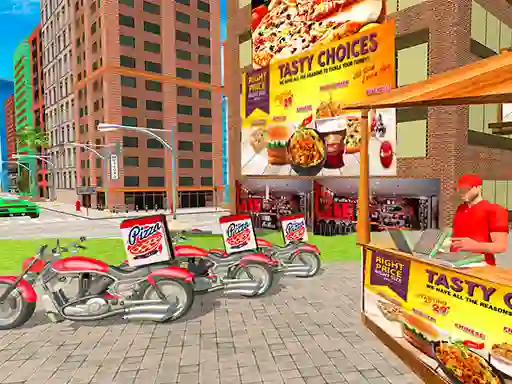 Pizza Delivery Boy Simulation – kostenloses Online-Spiel