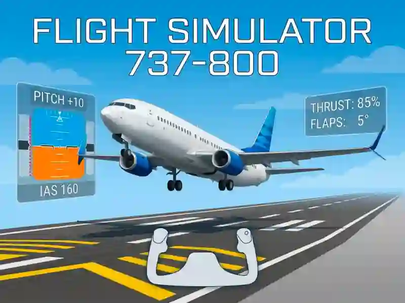 Flight Simulator 737-800 – kostenloses Online-Spiel