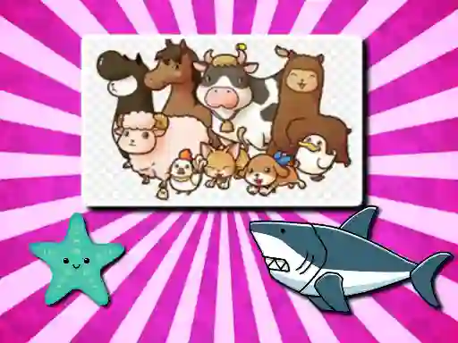 Animal Puzzle – kostenloses Online-Spiel
