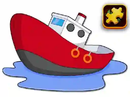 Cartoon Ship Puzzle – kostenloses Online-Spiel