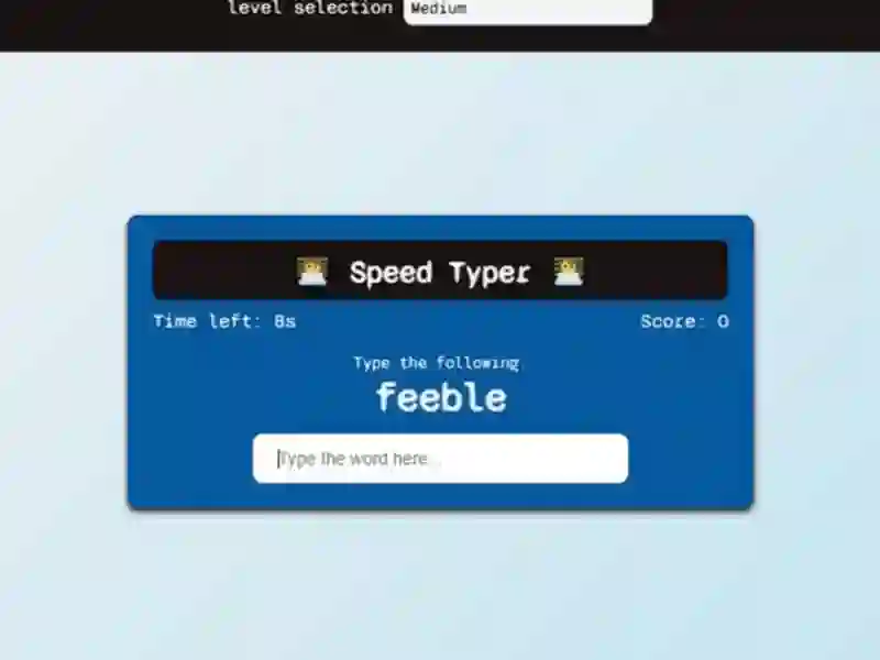 Speed Typer – kostenloses Online-Spiel