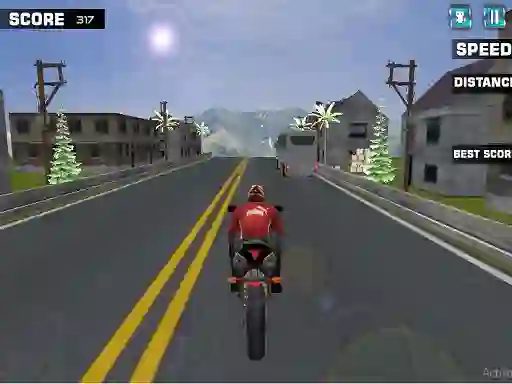 Highway Rider Motorcycle Racer – kostenloses Online-Spiel