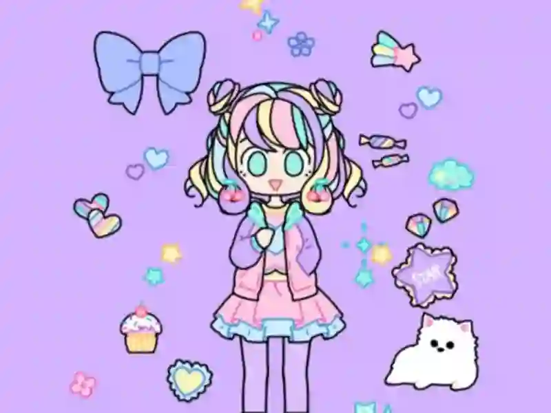 Pastel Girl Dress Up – kostenloses Online-Spiel