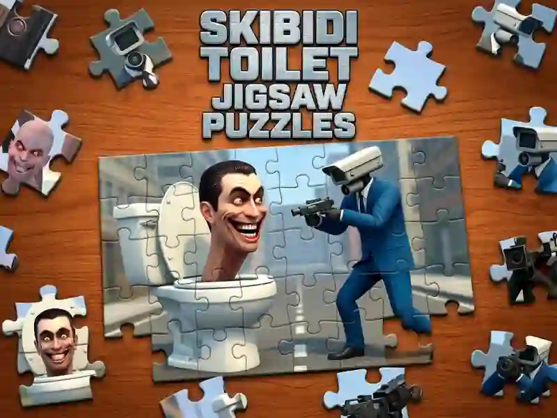 Skibidi Toilet Jigsaw Puzzles – kostenloses Online-Spiel