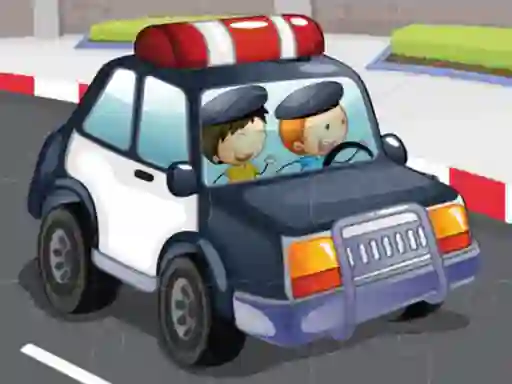Police cars jigsaw – kostenloses Online-Spiel